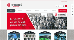 Desktop Screenshot of extrusiones.com.co